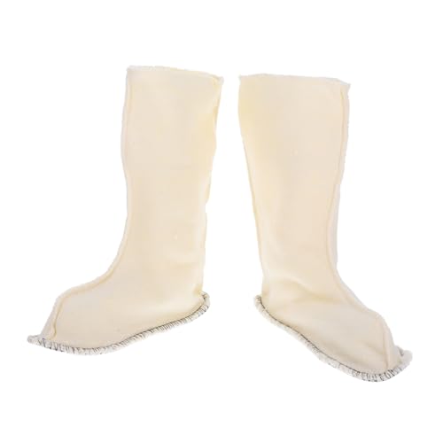 PartyKindom Hochwertige Regenstiefel-Einlagen Für Damen Atmungsaktive Warme Hunter Stiefelsocken Mit Kurze Plüsch Für Arbeit Outdoor-aktivitäten Und Kalte Tage von PartyKindom