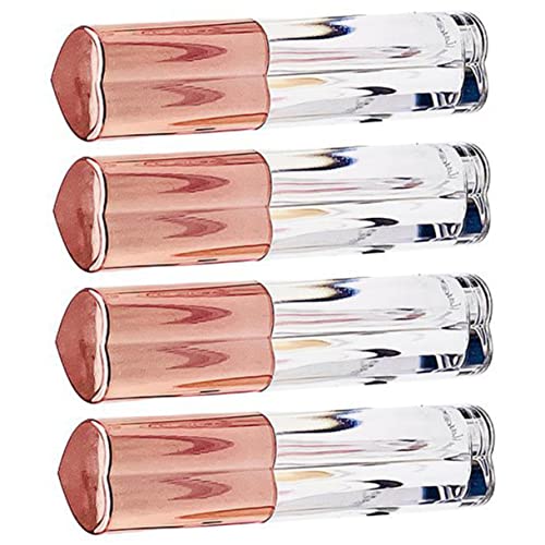 PartyKindom 1 Satz Teiliges Transparenter Lippenstiftbehälter Mit Leere Lip Gloss Röhren Für DIY Kosmetik Für Selbstgemachte Lippenpflege Und Kreative Projekte 4 Stück von PartyKindom