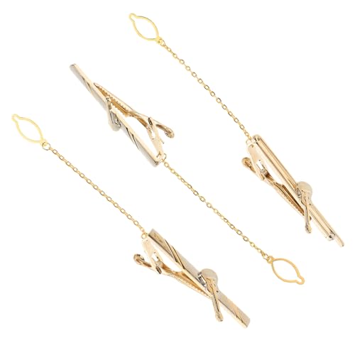 PartyKindom 1 Satz Violin und Gitarren Designs Metall Tie Clips für Hochzeiten Partys Geschäftsveranstaltungen und Konzerte Teiliges mit Box von PartyKindom