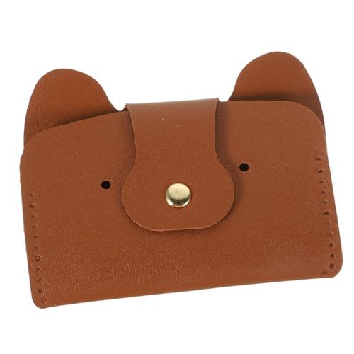 PartyKindom 1 Satz Welpenkartenbeutel Materialbeutel Bausätze Tasche Schlüssel einfach Bausatz PU-Geldbörsenmaterial DIY -Material Kit DIY-PU-Beutelmaterial Geldbörse Kit Legierung Kaffee von PartyKindom