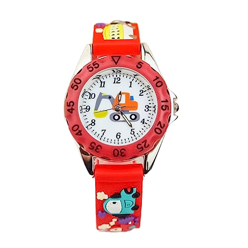PartyKindom Junge Mädchen Cartoon Armbanduhr Design Uhr Für Junge Mädchen Aus Silikon Und Leicht Zu Tragen Und Einzustellen von PartyKindom