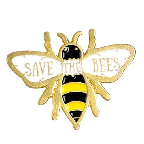 PartyKindom 1 Stück Bienenbrosche Emaille für Damen Modisches Tier Accessoire Leicht und Tragbar für Besondere Anlässe Wie Muttertag und Geburtstage für Kleidung und Taschen von PartyKindom