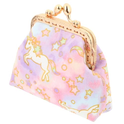 PartyKindom Einhorn Geldbörse Für Damen Tragbare Münztasche Im Cartoon Stil Pu Material Süß Und Bunt Für Kosmetik Und Kleingeld Mädchen Und Frauen Für Party Und Alltag von PartyKindom