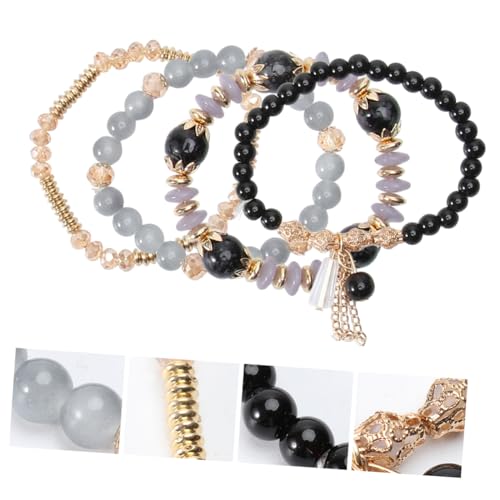 PartyKindom Elegantes Quastenarmband Aus Glas Mehrschichtiges Modisches Armreif Für Damen Handgemacht Vielseitig Geeignet Für Partys Und Besondere Anlässe Für Geburtstage Valentinstag von PartyKindom