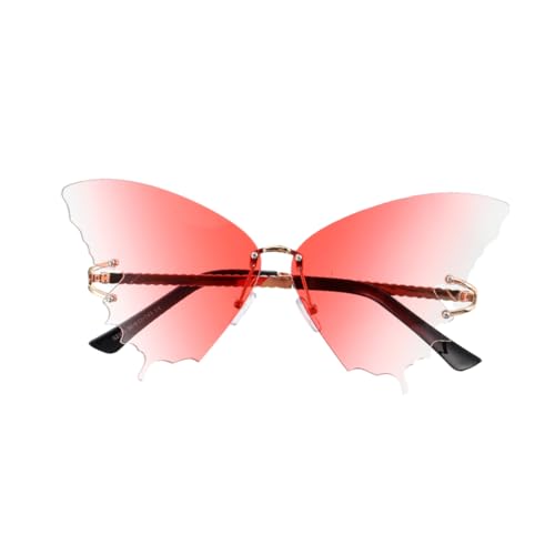 PartyKindom 1 Stück Gradient Color Oversized Sunglasses für Damen Stilvolle Retro Sonnenbrille mit Leichtem Design für Outdoor Aktivitäten und Strand Spaß von PartyKindom