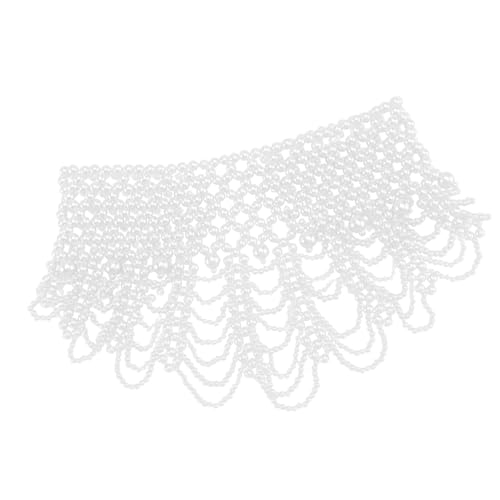 PartyKindom 1 Stück Handgefertigter Fake Pearl Kragen Halskette Wunderschöner Ausschnitt Stilvolle Damen Choker für und Anlässe PartyKindom 1 Stück Handgefertigter Fake Pearl Kragen Halskette Wunderschöner Ausschnitt Stilvolle Damen Choker für und Anlässe von PartyKindom