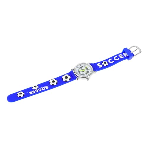 PartyKindom Fußball Junge Mädchen Armbanduhr Studenten Uhr Quarzwerk Uhr Für Mädchen Jungen Mit Klaren Skalen Und Lesbaren Zahlen Als Zum Geburtstag Weihnachten von PartyKindom