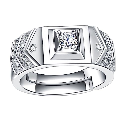 PartyKindom 1 Stück Kupfer mit Funkelndem Zirkonia Verstellbar Elegantes Design für Besondere Anlässe Perfektes für Geburtstage von PartyKindom