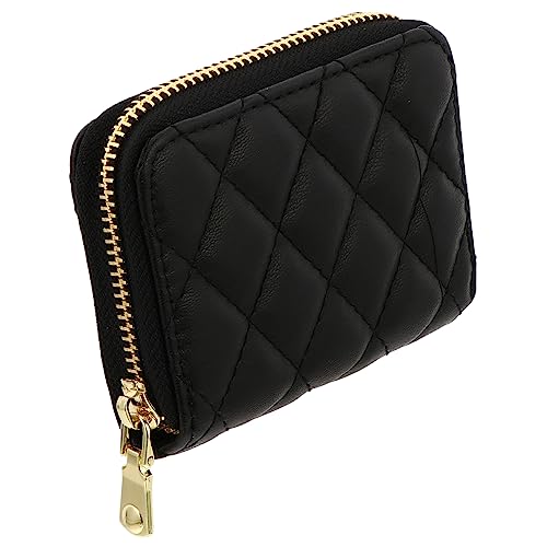PartyKindom Kartentasche Aus Pu-Material Mit Reißverschluss Geräumig Für Karten Kleingeld Und Scheine Klassischer Stil Kompakt Für Manteltasche Oder Umhängetasche von PartyKindom