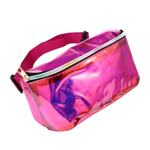 PartyKindom Transparente Hüfttasche Für Damen Durchsichtige PVC Tasche Mit Reißverschluss Design Bauchtasche Als Crossbody Tasche Für Frauen von PartyKindom