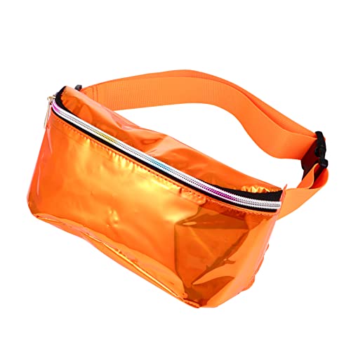 PartyKindom PVC Brusttasche für Damen Transparente Hüfttasche mit Reißverschluss Wasserabweisende Crossbody Sling Tasche für Outdoor Aktivitäten von PartyKindom