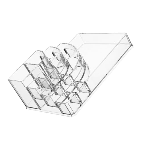 PartyKindom 1 Stück Transparente Kosmetik Aufbewahrungsbox aus Acryl Multifunktionale Desktop Organizer für Make Up und Accessoires für Persönliche Nutzung Stilvolle Dekoration von PartyKindom