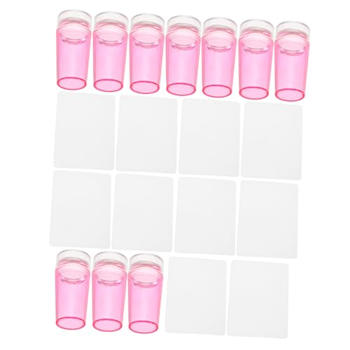PartyKindom 10 Sätze Teiliges Nagelstempel Tool für Französische Maniküre Transparenter Silikon Stempel mit Schabern für Diy Nageldesigns und Nagelsalons Vielseitig und Benutzerfreundlich PartyKindom 10 Sätze Teiliges Nagelstempel Tool für Französische Maniküre Transparenter Silikon Stempel mit Schabern für Diy Nageldesigns und Nagelsalons Vielseitig und Benutzerfreundlich von PartyKindom