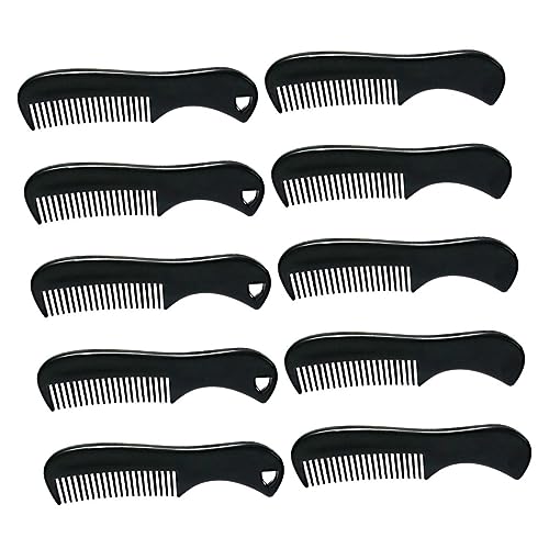 PartyKindom 10stücke Bartkamm Für Männer Schnurrbartkamm Haarkamm Taschenkamm Bartglätter Für Männer Herrenkämme Für Haare Kamm Zur Körperpflege Stylingkamm Für Bartpflege Kompakter von PartyKindom
