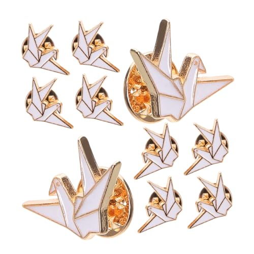 PartyKindom 10stücke Vintage-brosche Aus Metall Mit Cartoon-origami-design Süße Broschennadeln Für Damen Kleidung Und Taschen Vielseitiger Schmuckaccessoire von PartyKindom