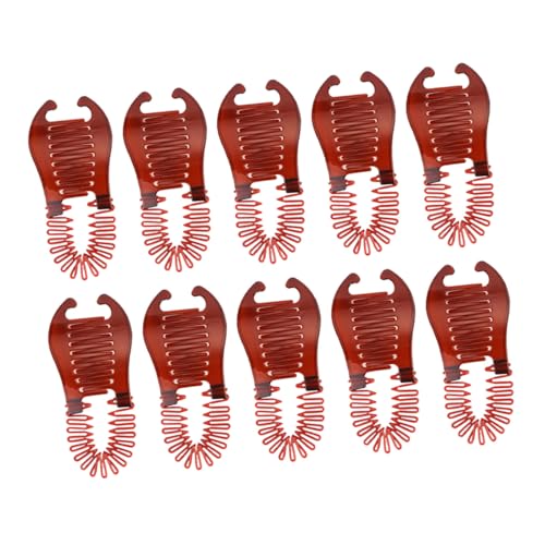 PartyKindom 10stücke Bananenspangen Für Damen Aus Kunststoff Rutschfester Halter Für Verschiedene Frisuren Reisen Und Täglichen Gebrauch von PartyKindom