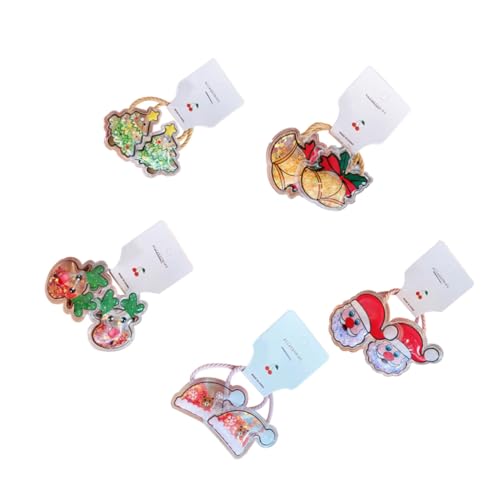 PartyKindom 10 Stück Teiliges Weihnachts Haarbänder aus Weichem Stoff Elastische Zopfgummis mit Festlichem Design Langlebig und Dehnbar für Mädchen als Festlicher Haarschmuck von PartyKindom
