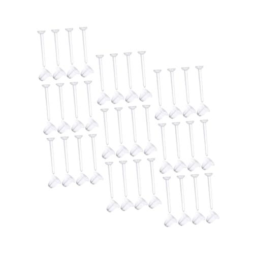 PartyKindom 100 Paare Ohrstecker Stopper aus Kunststoff Transparente Ohrring Verschlüsse Leicht und Langlebig Sicherer Halt für Damen Ohrstecker für DIY Schmuckherstellung und Ohrschmuck PartyKindom 100 Paare Ohrstecker Stopper aus Kunststoff Transparente Ohrring Verschlüsse Leicht und Langlebig Sicherer Halt für Damen Ohrstecker für DIY Schmuckherstellung und Ohrschmuck von PartyKindom