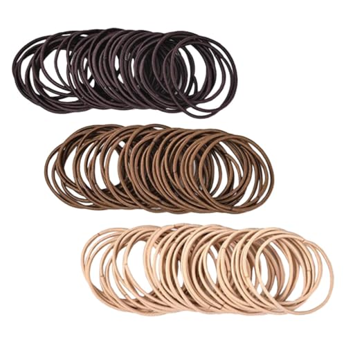 PartyKindom 100stücke Haargummis in Großen Mengen Elastische Haarbänder Für Frauen Und Mädchen Für Pferdeschwanz Partys Und Alltag Hochelastische Haar-accessoires Zum Einfachen Tragen von PartyKindom