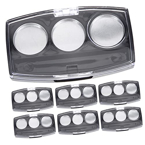 PartyKindom 10stücke Teilige Leere Lidschatten-palette Wiederverwendbare Lidschatten-hülle Diy Lippenstift-box Zum Aufbewahren Verschiedener Kosmetika von PartyKindom