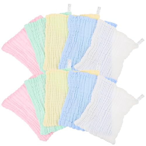 PartyKindom 10stücke Pack Baumwolle Waschlappen Badezimmer Waschlappen Badezimmer Handtücher Wasser Saugfähigen Handtücher von PartyKindom