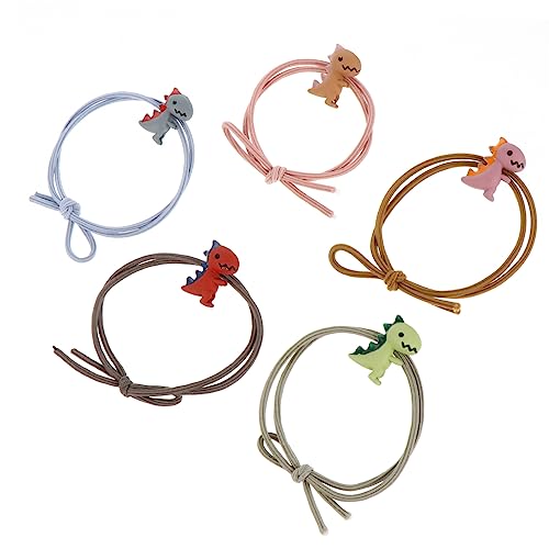 PartyKindom 10stücke Teiliges Elastische Haargummis Mit Cartoon-dinosauriern Für Mädchen Langlebig Farbenfroh Für Alltag Feste Und Mehr for Junge Mädchen Teens Und Frauen von PartyKindom