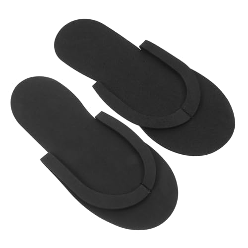 PartyKindom 12 Paare Einweg EVA Flipflop Hausschuhe Damen Herren Faltbar Weich Bequem Rutschfest Schnelltrocknend Für Reisen Spa Nagelstudio Badezimmer Strand von PartyKindom