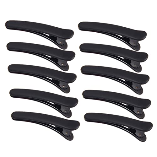 PartyKindom 12 Stück Haarnadel Schwarze Haarspangen Für Frauen Haarklemmen Greifer Alligator Klein Mädchen Kopfbedeckung Stifte Krokodilklemmen Für Haare Styling Haarspangen Schwarz von PartyKindom