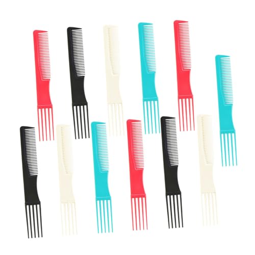 PartyKindom 12stücke Teiliges Multifunktionale Haarkämme Für Hochsteckfrisuren Und Make-up Beidseitige Styling-werkzeuge Leicht Und Langlebig Für Damen Und Herren von PartyKindom