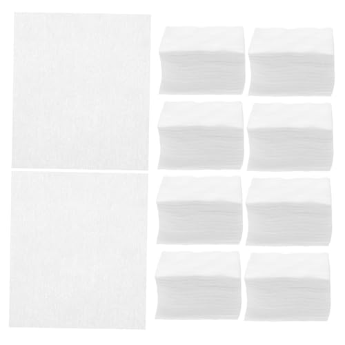 PartyKindom 1200stücke Gesichtswattepads Aus Baumwolle Für Gesichtswasser Make-up-entferner-tücher Einweg-trockentücher Zum Entfernen Von Augen-make-up Reinigungspads Aus Baumwolle von PartyKindom