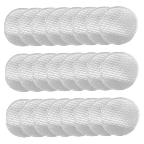 PartyKindom 120stücke Wiederverwendbare Make-up-entferner-pads Aus Vliesstoff Runde Gesichtsreinigungspads Mit Fingertasche Make-up-reinigungspads Für Gesicht Augen Und Lippen Weich Und von PartyKindom