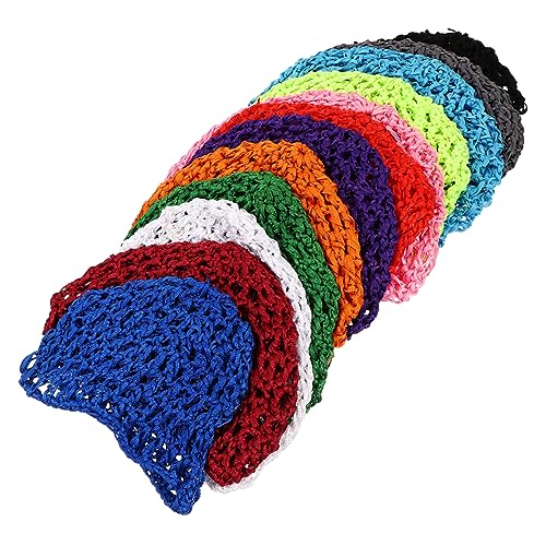 PartyKindom 12stücke Haarnetz Für Damen Netzhüte Für Frauen Schlafmütze Für Schlichtes Design Atmungsaktiv Weich Langlebig Leicht Und Tragbar von PartyKindom