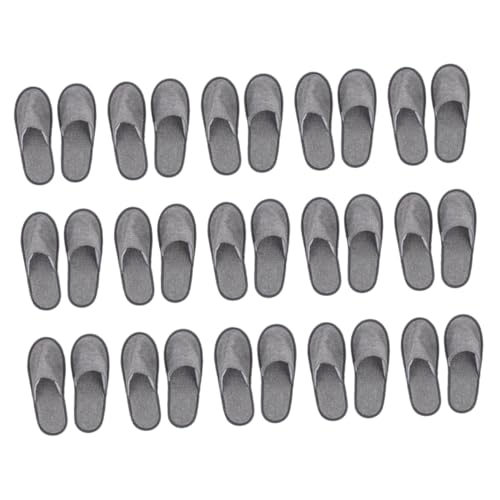 PartyKindom 15 Paare Faltbare Einweg Hausschuhe aus Atmungsaktivem Material Rutschfeste Spa und Hotel Slipper Leichte Portable Gästeschuhe für Damen und Herren Praktische Reisebegleiter von PartyKindom