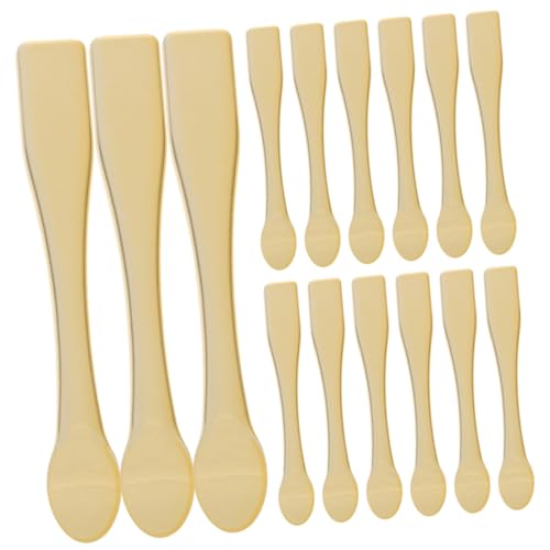 PartyKindom 15 Stück Teiliges Kosmetikspatel aus Abs Tragbare Gesichtscreme Löffel für Hautpflege und Cremesampling für Reisen und Täglichen Gebrauch von PartyKindom