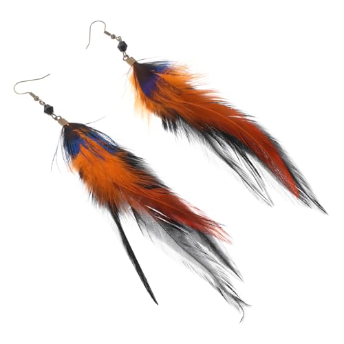 PartyKindom Tropfen-ohringe Für Damen Exotische Baumelnde Ohrringe Mit Perlenverzierungen Leichte Vintage-ohrhänger Für Frauen von PartyKindom