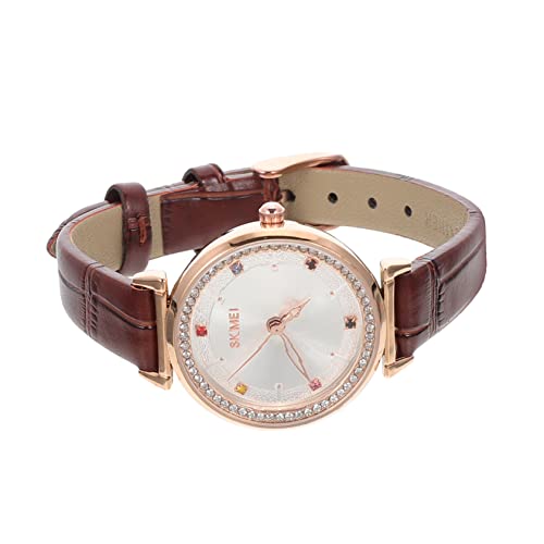 PartyKindom Damen Armbanduhr mit Bunten Edelsteinen Einstellbar Leicht für Mädchen von PartyKindom