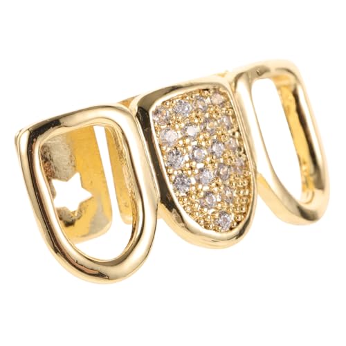 PartyKindom Glänzender Zahngrill Satz für Selbstgemacht Leicht zu Reinigen Komfortabel für Cosplay und Besondere Anlässe von PartyKindom