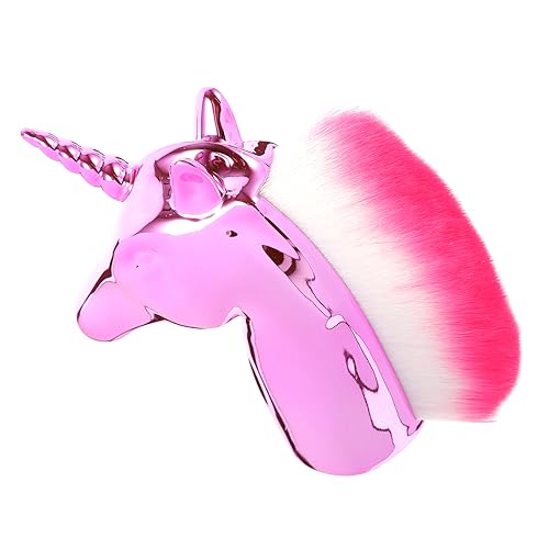 PartyKindom Professioneller Make-up Pinsel Kosmetikpinsel Für Frauen Puder-rougepinsel Foundation-pinsel Mit Einhorn-design Roségold von PartyKindom