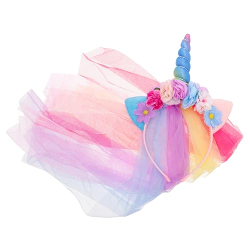 PartyKindom Einzigartiges Einhorn Haarschmuck Für Mädchen Charmantes Veilkapsel Für Partys Geburtstagsfeiern Cosplay Und Alltagsstil Hochwertiger Haarreifen Mit Modischem Design von PartyKindom