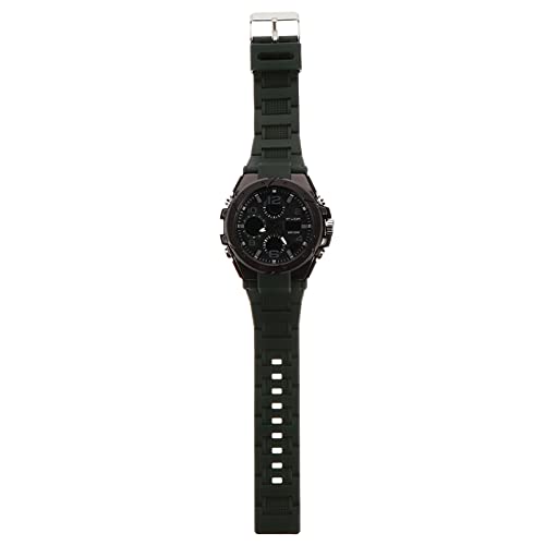 PartyKindom wasserdichte Quarzuhr Für Herren Mit Stopptimer Alarmfunktion Und Wochenkalender Stoßfest Leuchtmodus Für Nachtlesbarkeit Ergonomisches Design Für Sport Reisen Und von PartyKindom