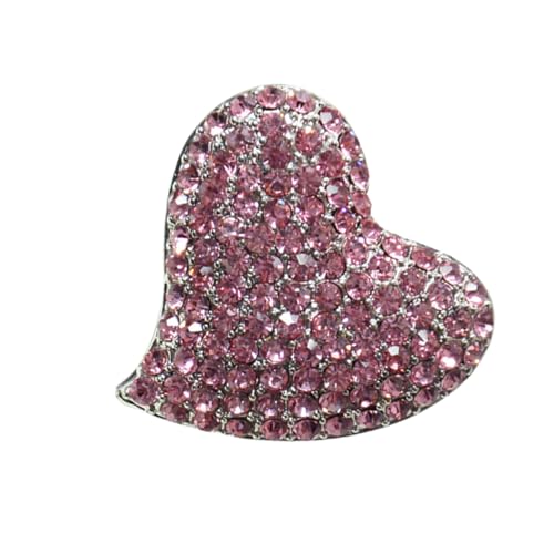 PartyKindom Herzförmige Brosche Dekorative Corsage Breastpin Schmuck Für Kleidung Taschen Mützen Schals Partys Jubiläen Geburtstage Valentinstag von PartyKindom