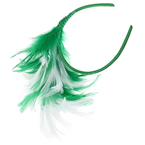 PartyKindom Federn Stirnband Für Damen Federn Haarband Retro Kopfschmuck Feder-stirnband Elegantes Haaraccessoire Für Partys Und Besondere Anlässe von PartyKindom