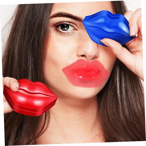 PartyKindom 2 Boxen Feuchtigkeitsspendende Lippenmasken Gelpads in Lippenform Pflegend und Tragbar für Sanfte Glatte Lippen bei Trockener und Rissiger Haut für Damen Unterwegs und Zuhause PartyKindom 2 Boxen Feuchtigkeitsspendende Lippenmasken Gelpads in Lippenform Pflegend und Tragbar für Sanfte Glatte Lippen bei Trockener und Rissiger Haut für Damen Unterwegs und Zuhause von PartyKindom