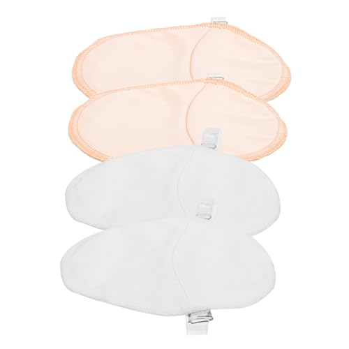 PartyKindom 2 Paare Atmungsaktive Achselpads mit Verstellbaren Schulterträgern Saugfähige Schweißpads Unsichtbar Waschbar Schweißblockierend für Damen und Herren Tragbar für Alltag und Reisen von PartyKindom