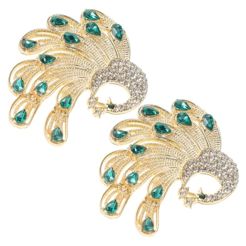 PartyKindom 2stücke Strass-vogel-anstecknadel Für Damen Hemden Kleider Strickjacken Kragen-dekor Sicherheitsnadel Taschen-zubehör von PartyKindom