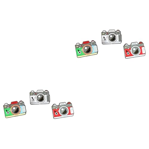 PartyKindom 2 Sätze Kamera Broschen Legierung Vintage Anstecker Für Kleidung Taschen Und Hüte Accessoire Für Damen Und Mädchen Zufällige Farben Zufällige Farbe 3 Stück * 2 von PartyKindom