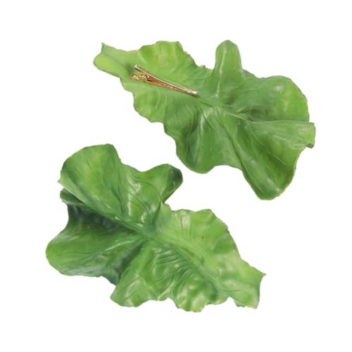 PartyKindom 2 Stück Delikate Haarspangen mit Realistischem Design Niedliche Haarklammern für Damen Origineller Haarschmuck für Alltag und Party Auffällige Styling Accessoires von PartyKindom