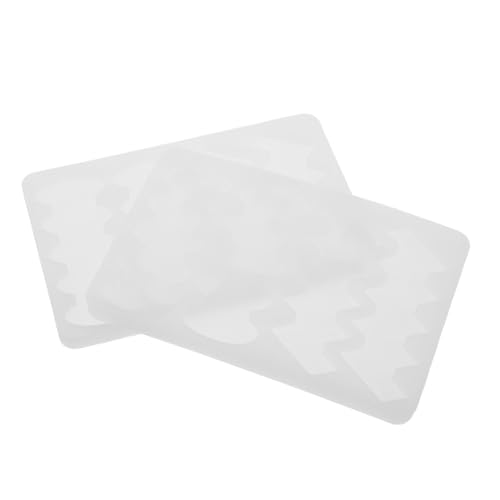 PartyKindom 2 Stück Diy Haaraccessoires Moulds für Haarspangen Schlüsselanhänger Lesezeichen und Anhänger Kreative Silikonformen für Schmuckherstellung Weiß von PartyKindom