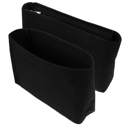 PartyKindom 2 Stück Filz Tasche Organizer Einsatz Teiliges für Damen Handtaschen Kosmetik Organizer Langlebiger Filz Innenbeutel Vielseitig Einsetzbar für Shopper Tote und Kleine Taschen von PartyKindom