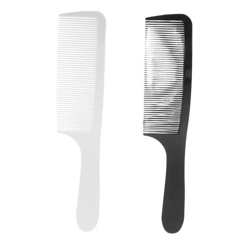 PartyKindom 2 Stück Haarstyling Kamm für Männer Professioneller Friseur Kämme Statisch Gebogene Form für Haarschnitt und Fade Stile für Friseursalons und Heimgebrauch PartyKindom 2 Stück Haarstyling Kamm für Männer Professioneller Friseur Kämme Statisch Gebogene Form für Haarschnitt und Fade Stile für Friseursalons und Heimgebrauch von PartyKindom